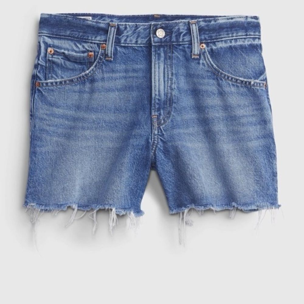 GAP Women's Low Stride Denim Jean Shorts Size 33 | 16 - Picture 4 of 9